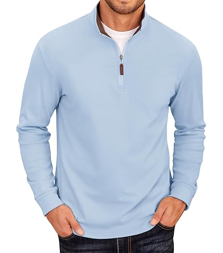 Port Authority Men's Vertical Texture Quarter-Zip Pullover at